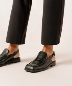 ALOHAS Abe Braided Black Shoes