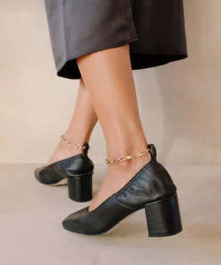 ALOHAS Shoes Agent Anklet Black