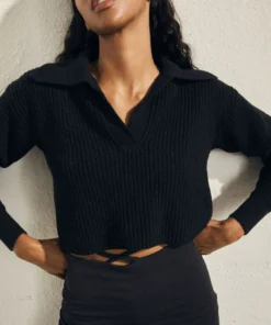 ALOHAS Airliner Sweater Black Clothing