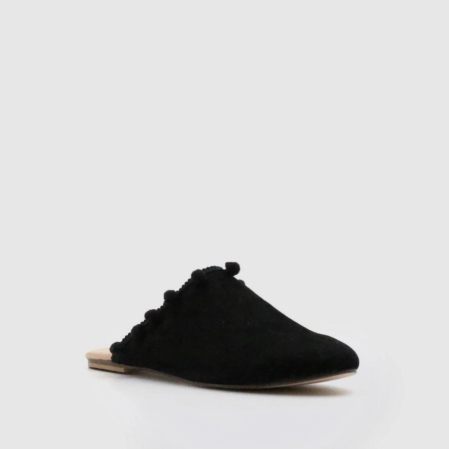 ALOHAS Shoes Alex Pom Pom Black 3 ALOHAS Shoes Alex Pom Pom Black