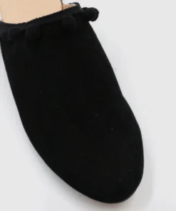 ALOHAS Shoes Alex Pom Pom Black 8 ALOHAS Shoes Alex Pom Pom Black