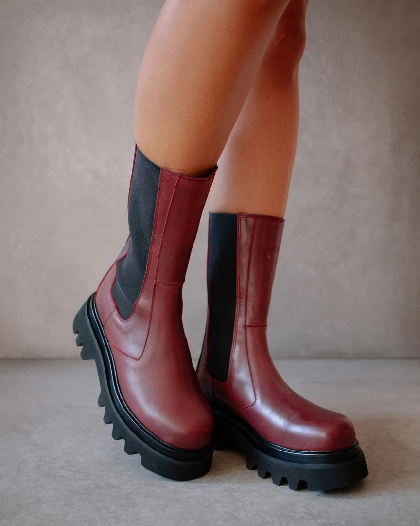 ALOHAS Shoes All Rounder Dark Burgundy 1 ALOHAS Shoes All Rounder Dark Burgundy