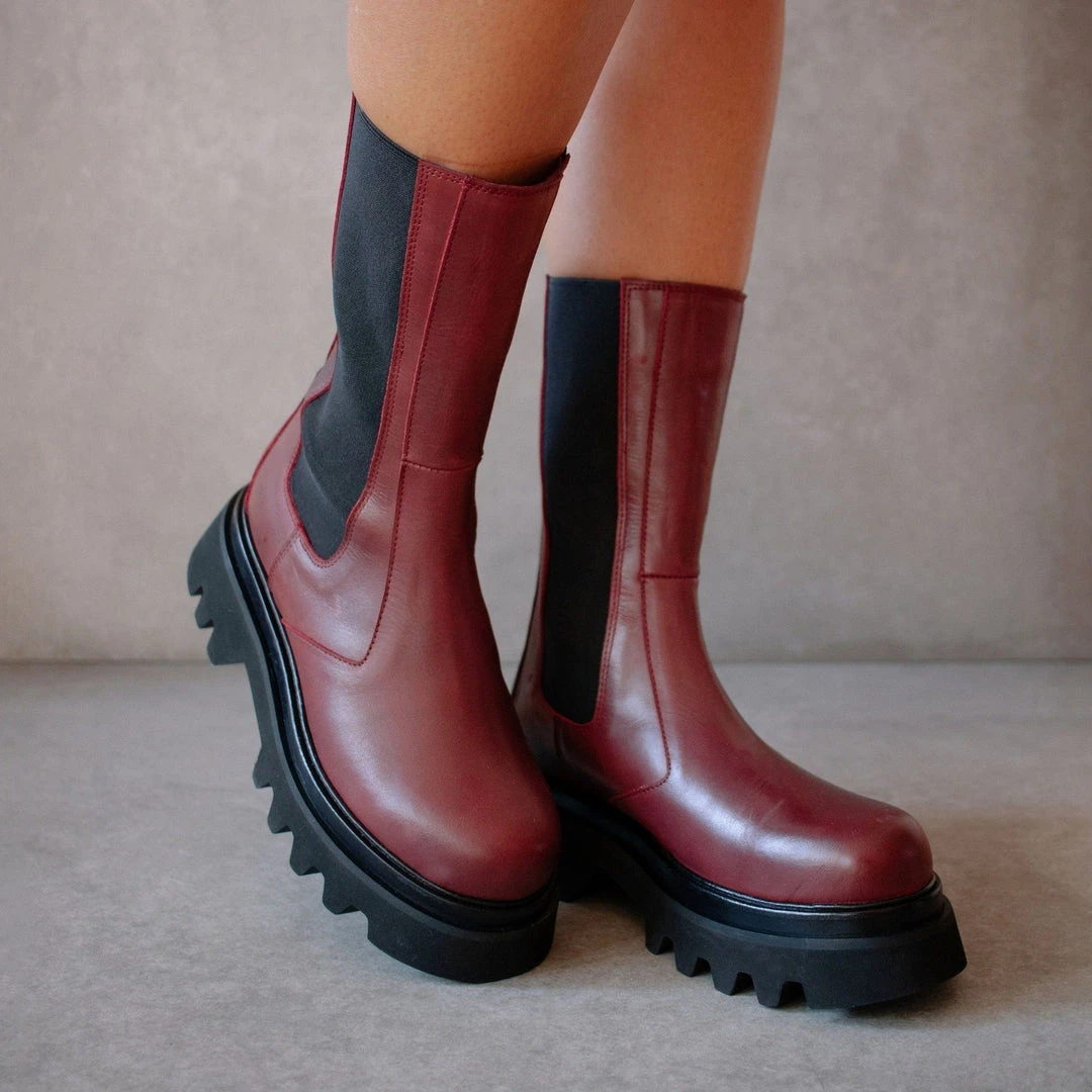 ALOHAS Shoes All Rounder Dark Burgundy 3 ALOHAS Shoes All Rounder Dark Burgundy