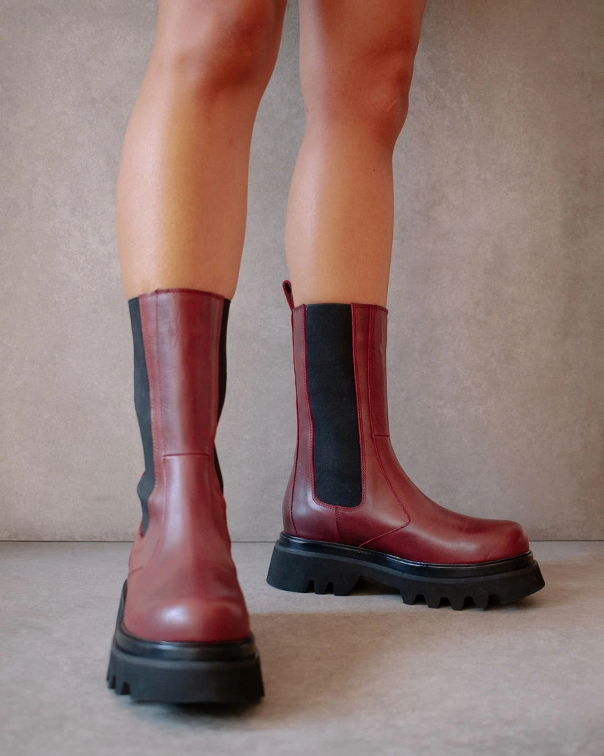 ALOHAS Shoes All Rounder Dark Burgundy 4 ALOHAS Shoes All Rounder Dark Burgundy