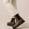 ALOHAS Armor Coffee Brown Shoes