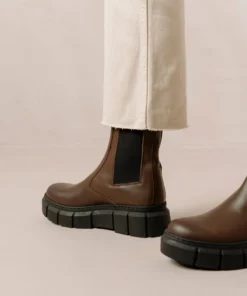 ALOHAS Armor Coffee Brown Shoes