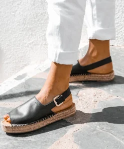 ALOHAS Back Strap Black Shoes 11 ALOHAS Back Strap Black Shoes