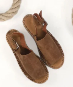 ALOHAS Shoes Back Strap Camel 13 ALOHAS Shoes Back Strap Camel