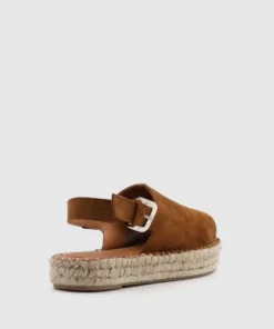 ALOHAS Shoes Back Strap Camel 11 ALOHAS Shoes Back Strap Camel