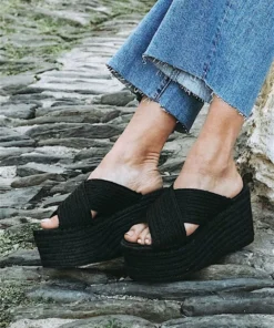 ALOHAS Bali Total Black Shoes