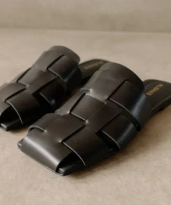 ALOHAS Barney Black Mules Shoes 12 ALOHAS Barney Black Mules Shoes