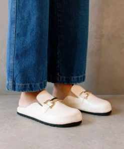 SVEGAN Benny Warm White Loafers