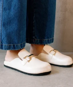 SVEGAN Benny Warm White Loafers