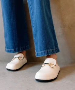 SVEGAN Benny Warm White Loafers