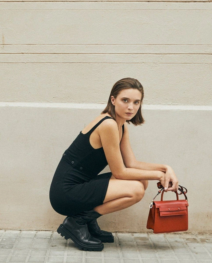 ALOHAS Shoes Block Total Black 8 ALOHAS Shoes Block Total Black