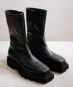 ALOHAS Shoes Block Total Black 10 ALOHAS Shoes Block Total Black