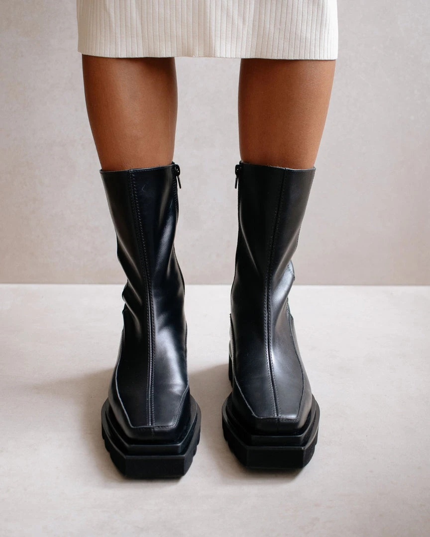 ALOHAS Shoes Block Total Black 5 ALOHAS Shoes Block Total Black