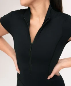 TheManola Clothing Body Zipper Black