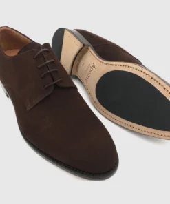 Åpoint Boston - Derby Suede Shoes - Moka