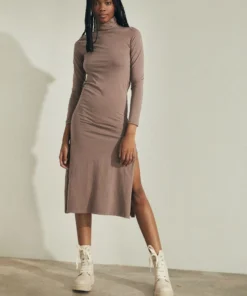 ALOHAS Breve Dress Nutmeg Brown