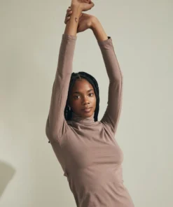 ALOHAS Breve Dress Nutmeg Brown