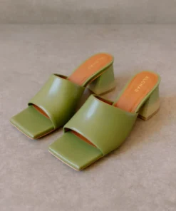 ALOHAS Shoes Brushed Degradé Evergreen Mellow Yellow Print