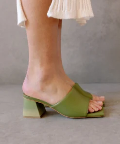 ALOHAS Shoes Brushed Degradé Evergreen Mellow Yellow Print