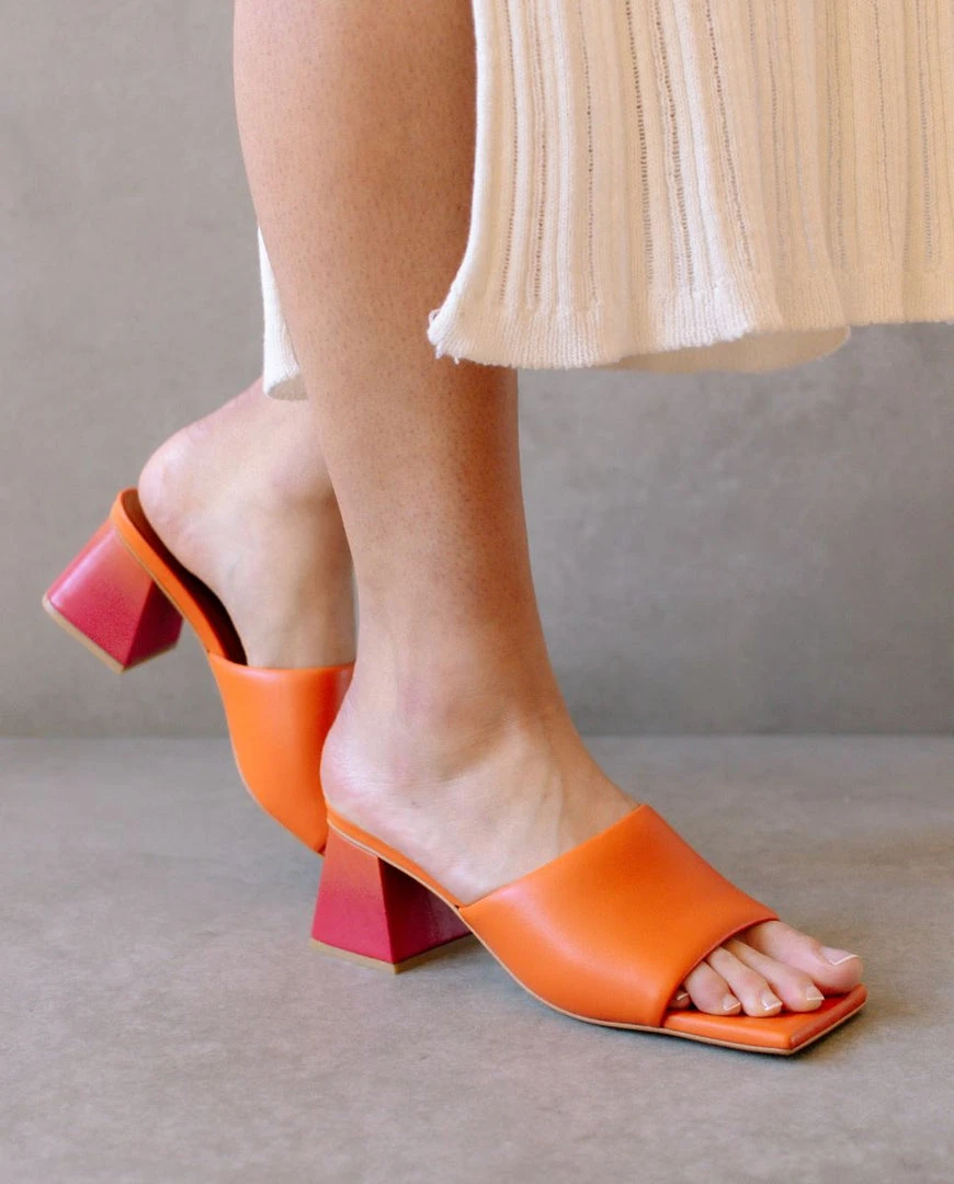 ALOHAS Brushed Degradé Pomelo Orange Magenta Print Shoes 2 ALOHAS Brushed Degradé Pomelo Orange Magenta Print Shoes