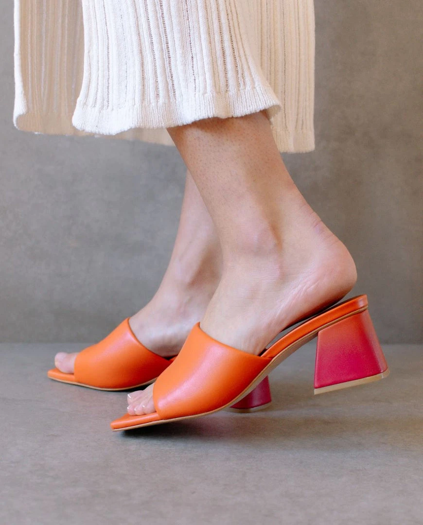 ALOHAS Brushed Degradé Pomelo Orange Magenta Print Shoes 6 ALOHAS Brushed Degradé Pomelo Orange Magenta Print Shoes