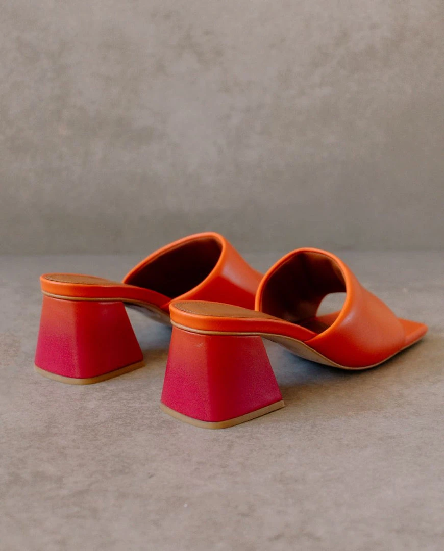 ALOHAS Brushed Degradé Pomelo Orange Magenta Print Shoes 10 ALOHAS Brushed Degradé Pomelo Orange Magenta Print Shoes