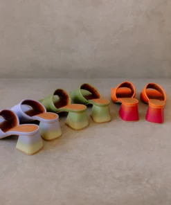 ALOHAS Brushed Degradé Pomelo Orange Magenta Print Shoes 21 ALOHAS Brushed Degradé Pomelo Orange Magenta Print Shoes