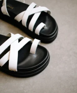 ALOHAS Buckle Up Bright White Shoes