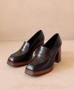 ALOHAS Busy Black Shoes