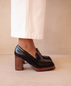 ALOHAS Busy Black Shoes