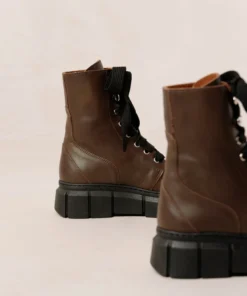 ALOHAS Can Can Coffee Brown Shoes