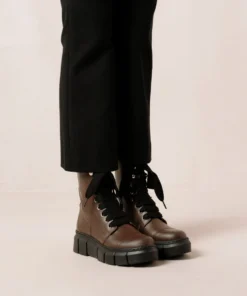 ALOHAS Can Can Coffee Brown Shoes