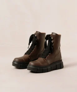 ALOHAS Can Can Coffee Brown Shoes