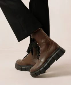 ALOHAS Can Can Coffee Brown Shoes