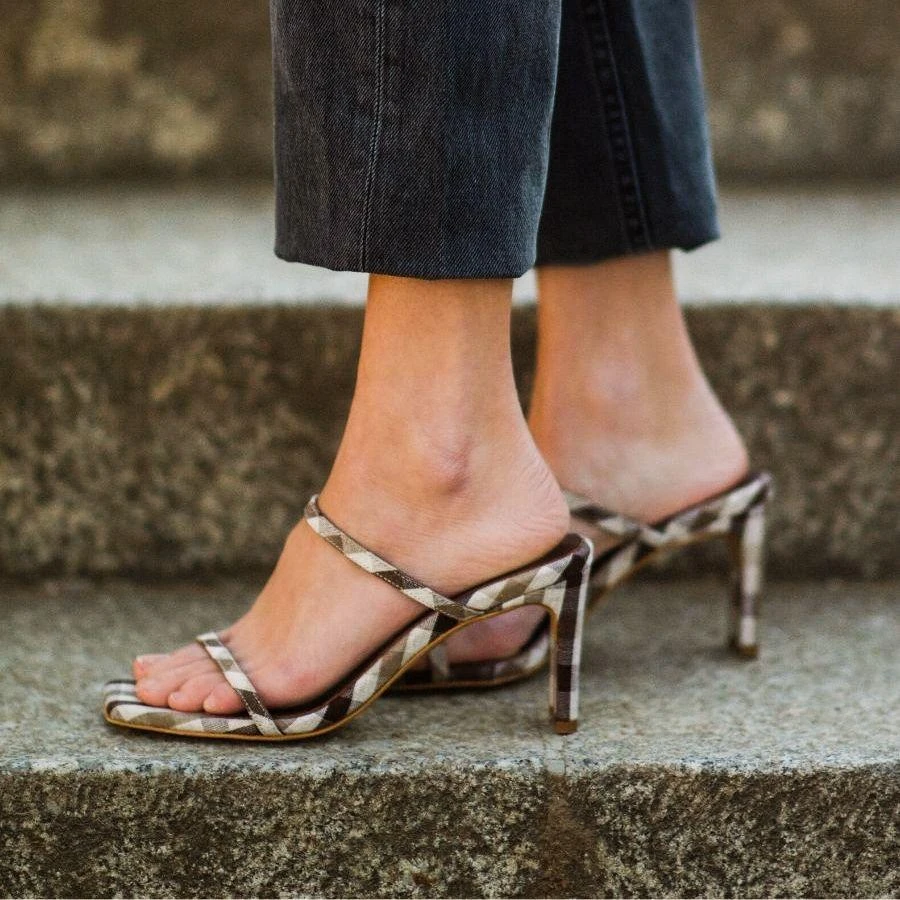 ALOHAS Shoes Cannes Check Canvas 10 ALOHAS Shoes Cannes Check Canvas