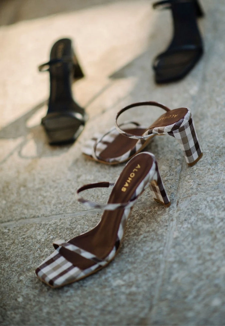 ALOHAS Shoes Cannes Check Canvas 9 ALOHAS Shoes Cannes Check Canvas