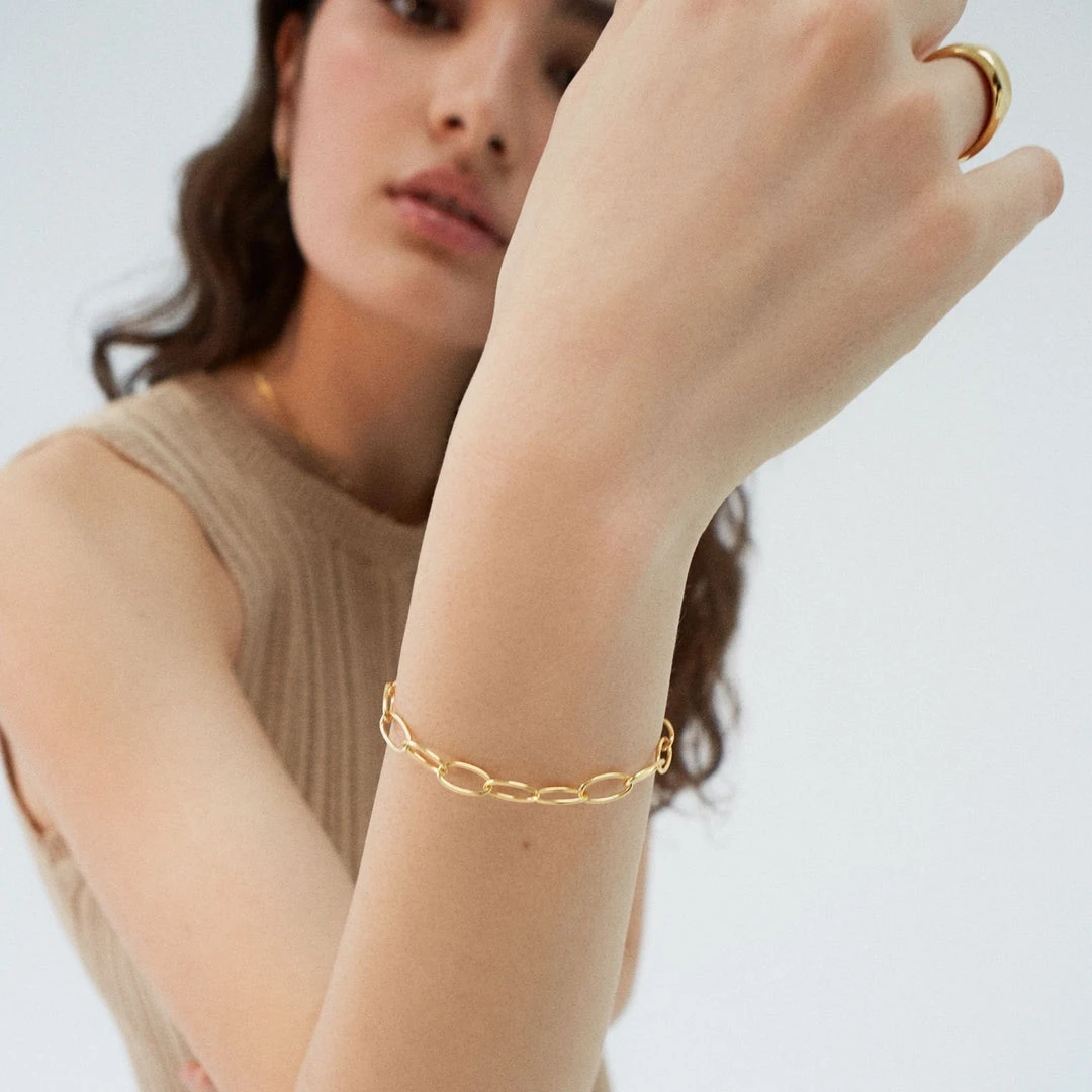 ALOHAS Chain Bracelet Gold Accessories 3 ALOHAS Chain Bracelet Gold Accessories
