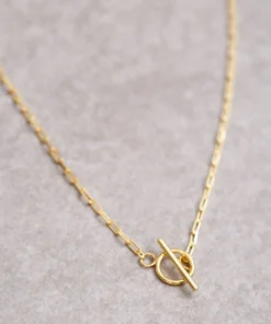 ALOHAS Chain Line Necklace Gold