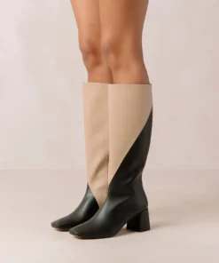 Svegan Shoes Chalk Black Tahini Beige