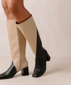 Svegan Shoes Chalk Black Tahini Beige