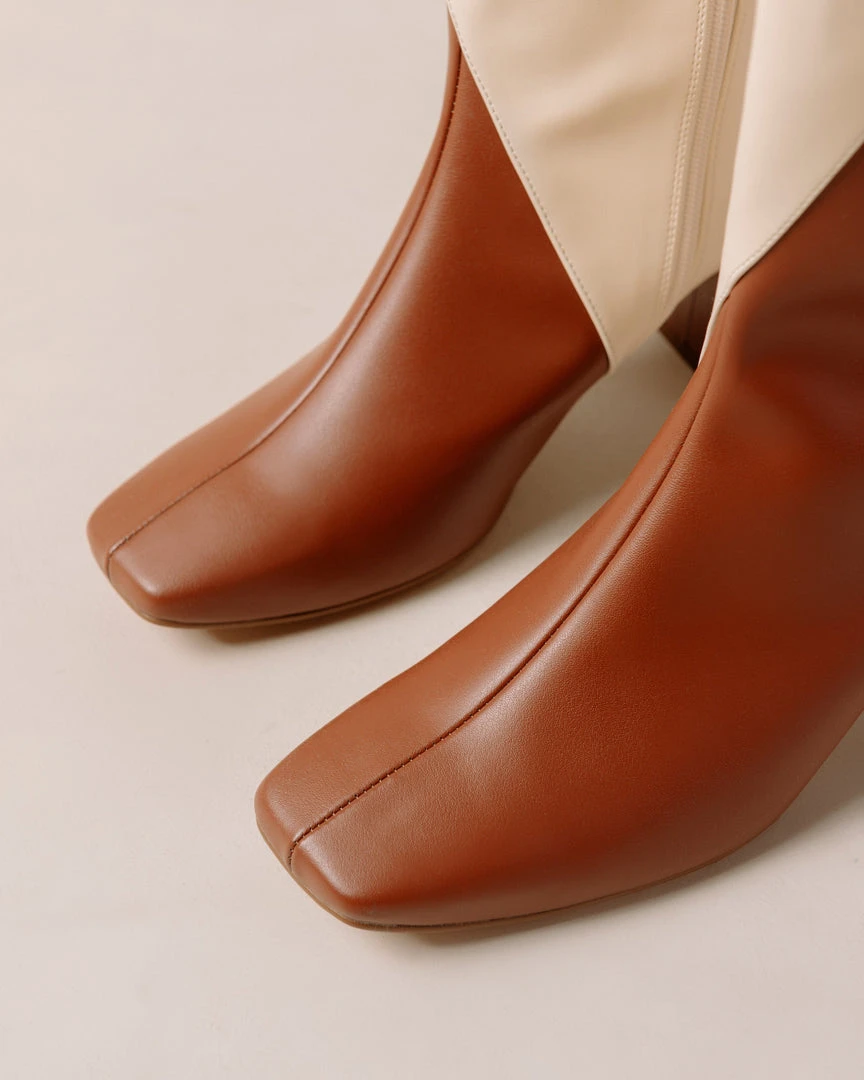 Svegan Chalk Gingerbread Brown Warm White Shoes 9 Svegan Chalk Gingerbread Brown Warm White Shoes