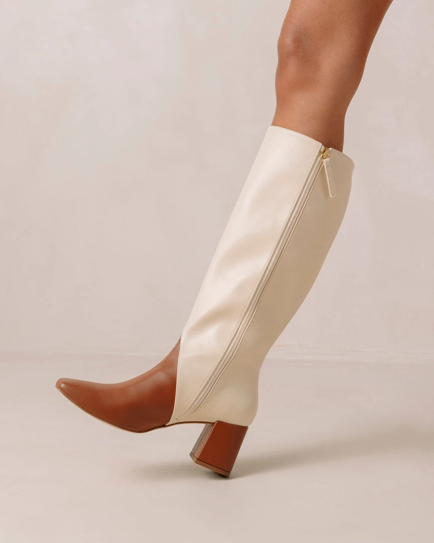 Svegan Chalk Gingerbread Brown Warm White Shoes 4 Svegan Chalk Gingerbread Brown Warm White Shoes