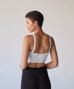 ALOHAS Charm Bra Knit Top Ivory