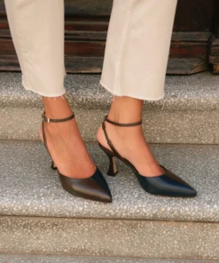 ALOHAS Shoes Cinderella Coffee Brown Lazuli Blue