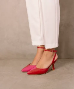 ALOHAS Shoes Cinderella Lipstick Red Magenta 15 ALOHAS Shoes Cinderella Lipstick Red Magenta