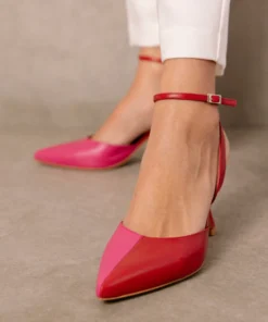 ALOHAS Shoes Cinderella Lipstick Red Magenta 18 ALOHAS Shoes Cinderella Lipstick Red Magenta